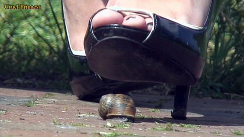 Jo Crushes And Cigarette Torments Snails