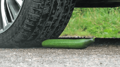 Angel 2 - Crushing Objects with her Range Rover: GirlsLoveCrushing.com