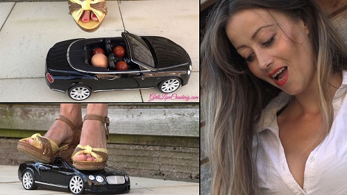 Jenn 3 - Food Crush on Model Car (Close-up)