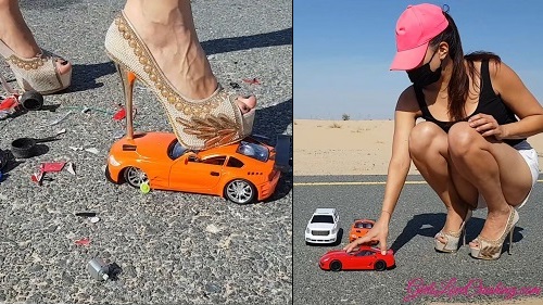 Anastasija 55 - Toy Cars under High Heels